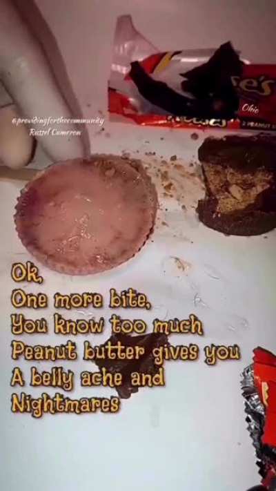 Feeding a Reese's with Reese's