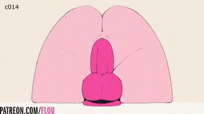Trying out her new dildo