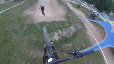 By far the biggest jump I ever hit.