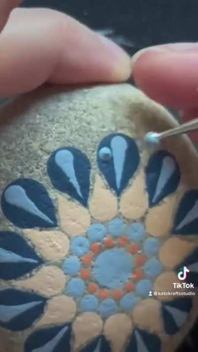A full mandala design coming together