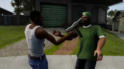 [GTA: San Andreas] Good end to a mission...