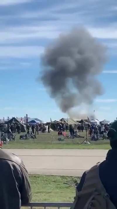 A variety of different angles of the plane crash in Dallas, Texas