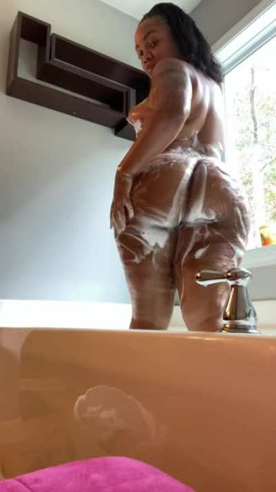 Dancing in the tub
