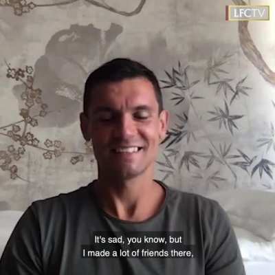 An emotional and passionate message from Dejan Lovren to the fans.