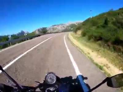 Nice lake, bad overtake.