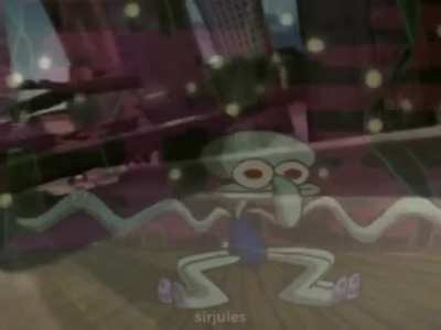 Squidward is Crazy Frog