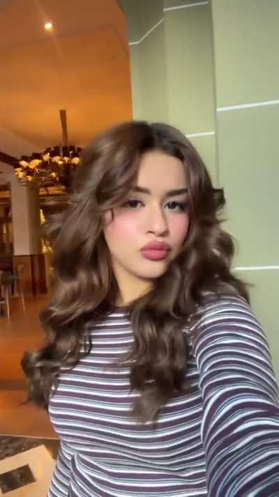 Avneet Kaur in Full Sleeve Striped Top - IG Story - December 2025