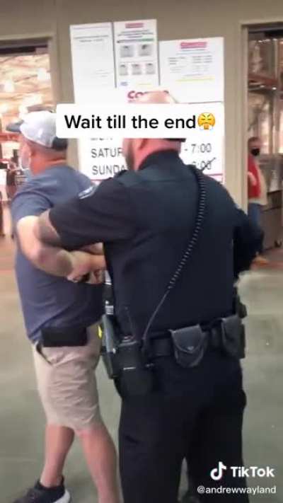Anti masker arrested at Costco