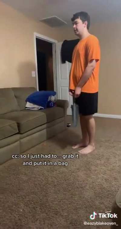 Brother clogged the toilet