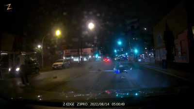 Hit and Run in Chicago this morning