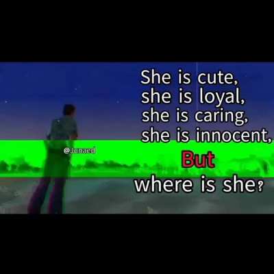where is she