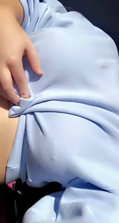 Revealing my big soft tits 💦💦 [OC]