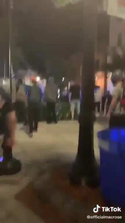 Cops faked kneeling in front of protestors to draw them closer, only to gas them