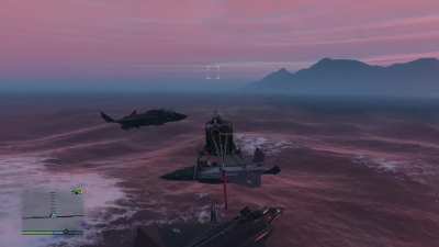 rescue mission in the ocean