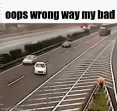 Idiot behind the wheel