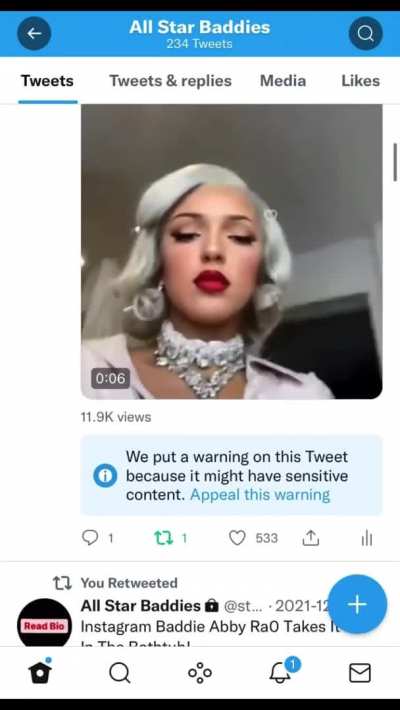 Instagram Baddie Abbi R@0 Loves Being Naked For You! Twitt<wbr>er:@s<wbr>tar_b<wbr>addie<wbr>s