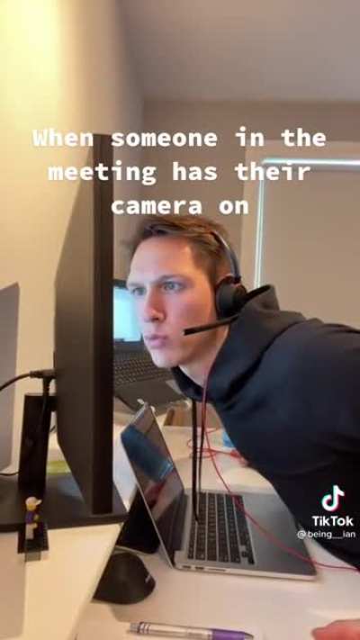 Analyzing someone’s room when they turn on their camera in a meeting
