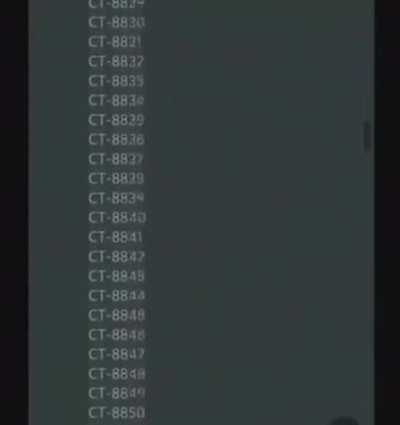 nombró a todos los clones de Star wars, simplemente épico
