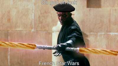 Oh god French star wars