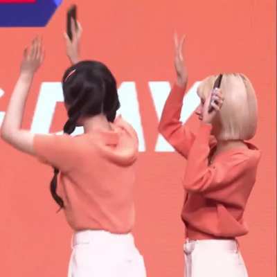 Dahyun and Chaeyoung