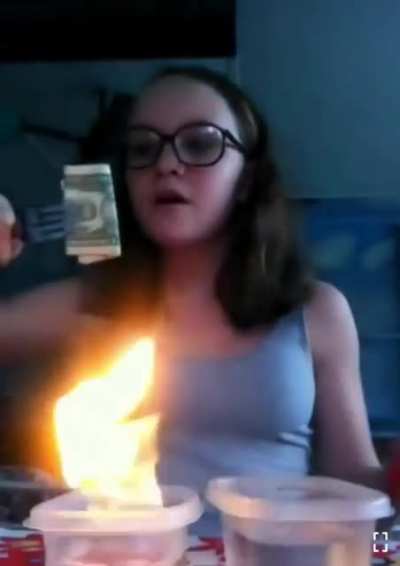 doing a magic trick with fire