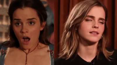 Emma Watson's face, as she's being eaten out.