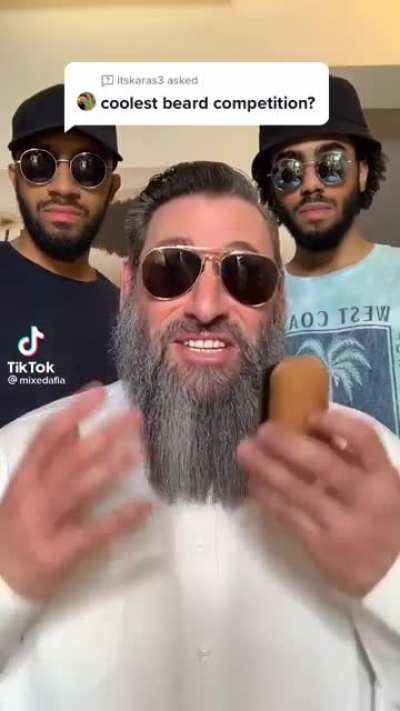 He does have a nice beard though….