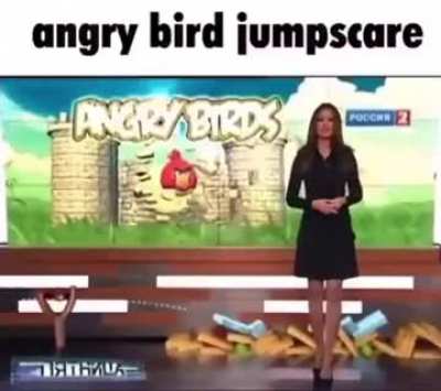 angry bird jumpscare