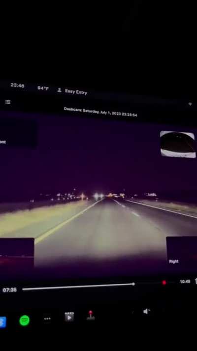 Enigmatic Sighting: Intriguing Patterns of Bright Lights and a Transparent Object