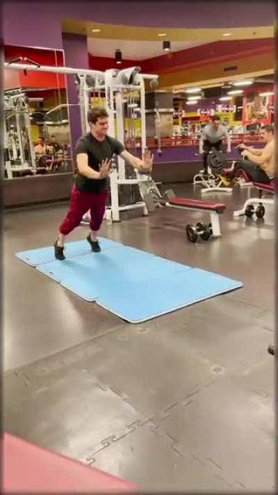 Air push ups. Can’t explain it.