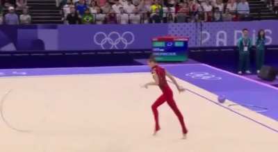 16-year-old Taisiya Onofriychuk performed at the 2024 Olympic Games