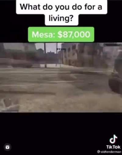 I do bombs for a living. 