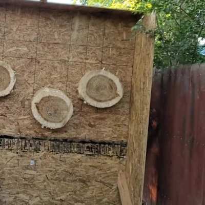 Pinning a half-inch washer with a home made throwing spike