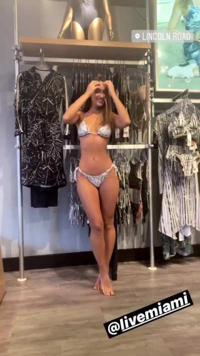 White bikini