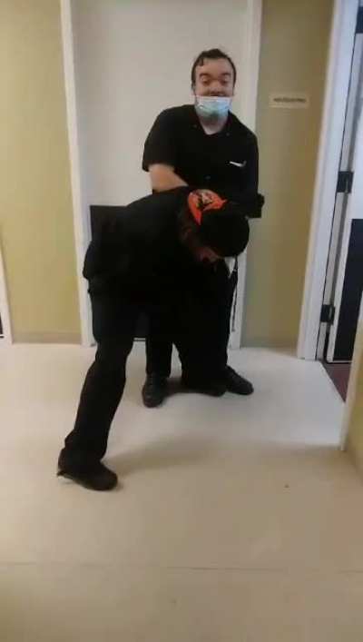He wanted to stop but his feet said 