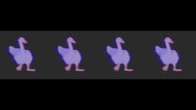 So i edited this video someone posted earlier making a green screen version wich completely destroyed my laptop and theese vaporwave ducks