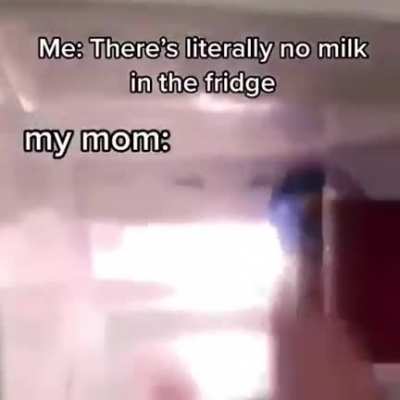 When the milk