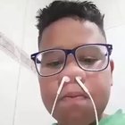 Using his mouth as an amplifier