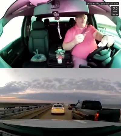 This guys so relaxed, he didn’t even stop eating his nugget.