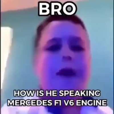 he spitting acceleration tho