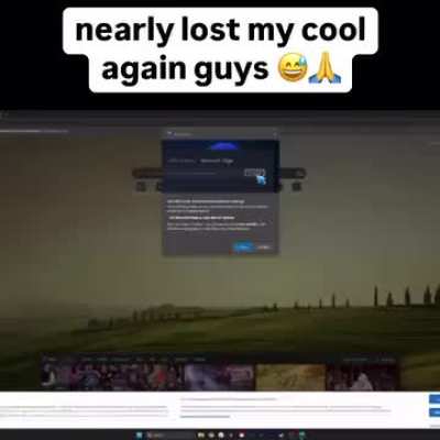 Nearly lost my cool sorry guys