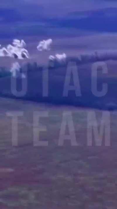 Ukrainian Army Aviation Mi-24P performs a low-level attack run with unguided rockets [video]