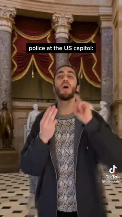 Police at the US capitol
