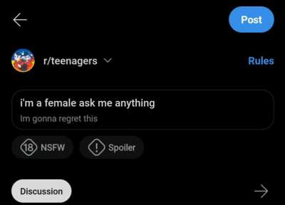 should i post..?