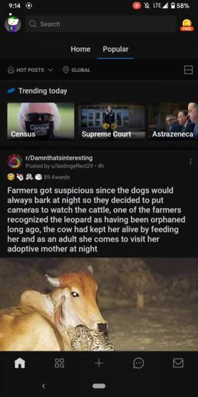 There is eacaping