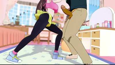 I made Rosa from Pokémon knee an animated version of me in the balls