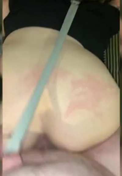 I let daddy choke me with his belt and pound my fatass😏💦 full video on my onlyf<wbr>ans!😘<wbr>😉
