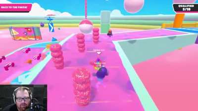 He’s never beaten this level before. So close....