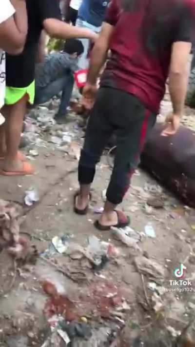 Something is stuck in that small hole