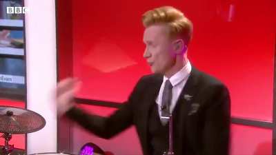 BBC Weatherman absolutely shreds a drum kit immediately after delivering weather updates live on National Television